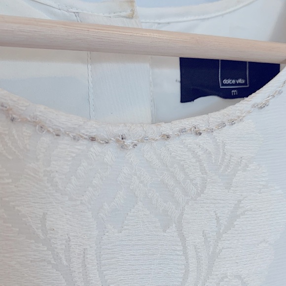 Dolce Vita Cream Dress | Size: M | - Picture 6 of 7